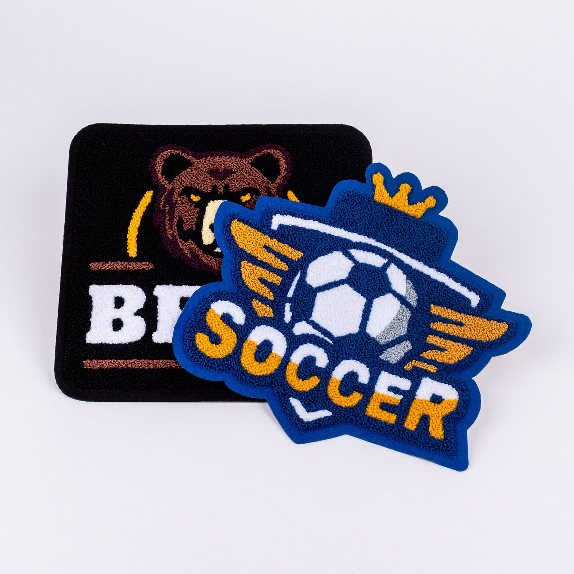 chenille patches material and finish