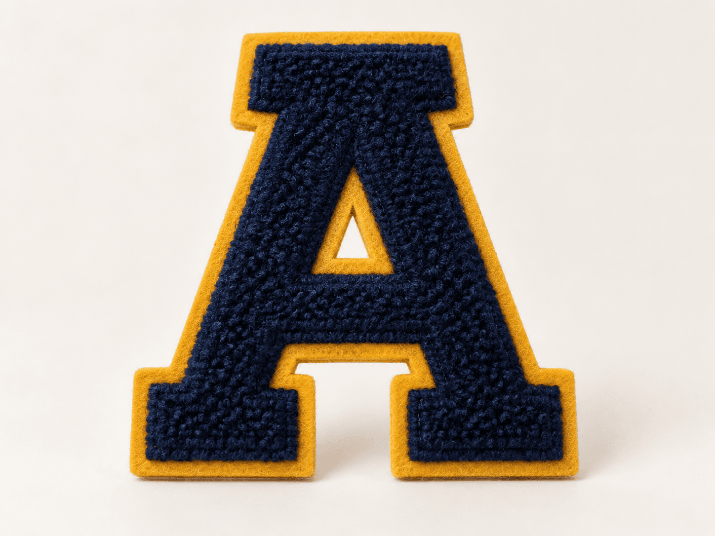 letter patches design example