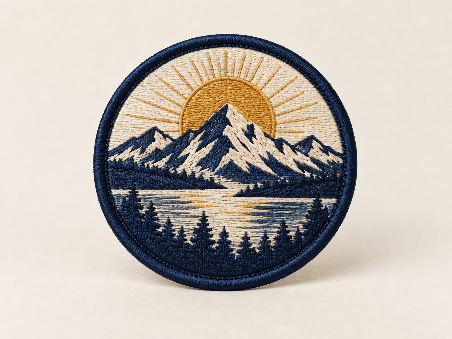 round patches design example
